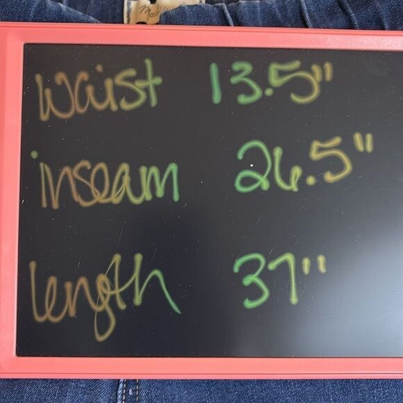 MADEWELL Roadtripper Pull-On 28 Women's Blue Jeans - Picture 5 of 7